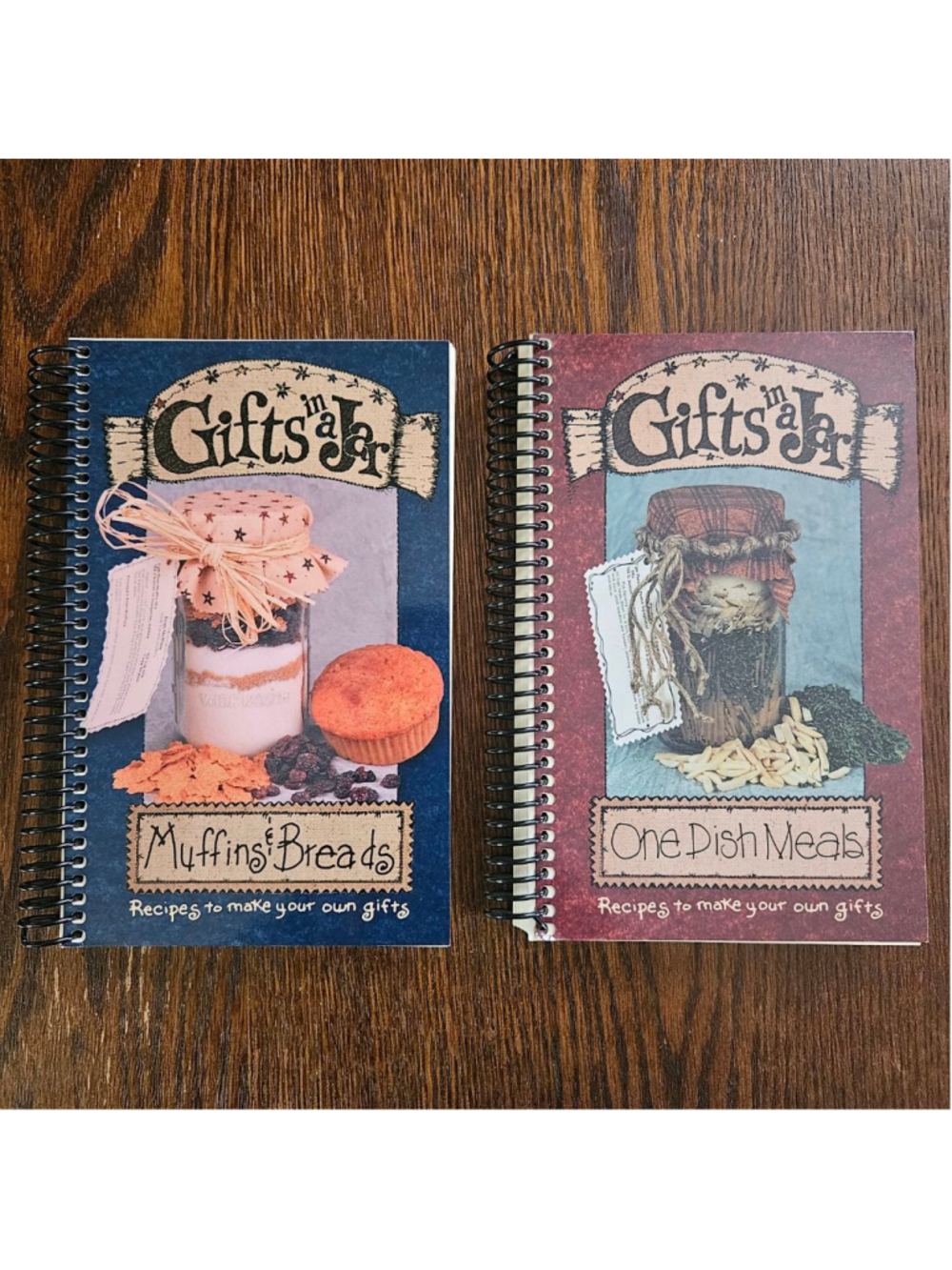 Gifts In A Jar Muffins Breads One Dish Meals Recipe Cookbooks Set